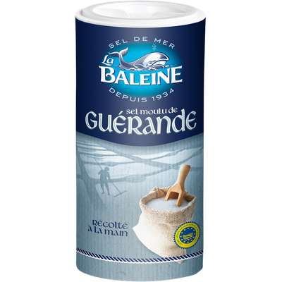 Sel blanc fin de Guérande, La Baleine (250 g)