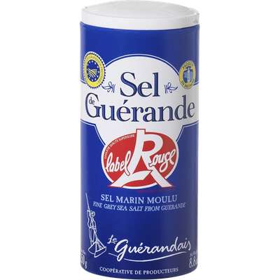 Sel marin moulu de Guérande Label Rouge, Le Guérandais (250 g)