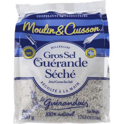 Gros sel de Guérande spécial moulin, Le Guérandais (500 g)