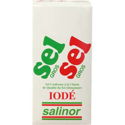 Gros sel Iodé, Salinor (1 kg)