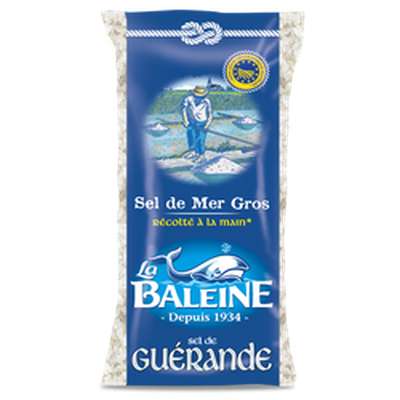 Gros sel gris de Guérande, La Baleine (800 g)