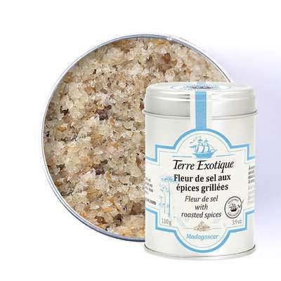 Fleur de sel aux épices grillées, Terre Exotique (110 g)