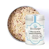 Fleur de sel au piment d'Espelette, Terre Exotique (110 g)