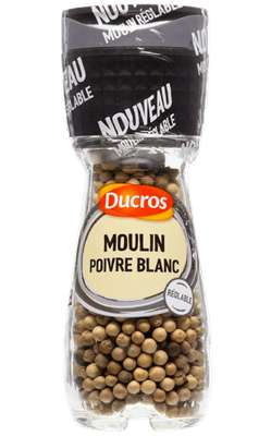 Moulin poivre blanc, Ducros (39 g)