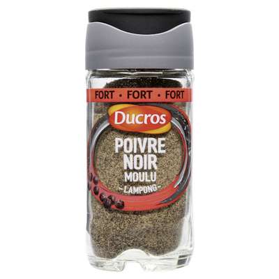 Poivre noir moulu fort n°9, Ducros (35 g)