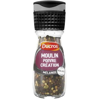 Moulin mélange poivre création n°8, Ducros (34 g)