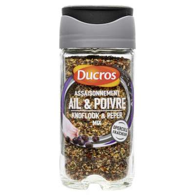 Assaisonnement Ail & Poivre, Ducros (45 g)