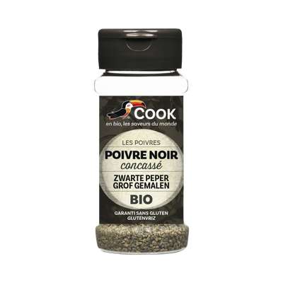 Poivre noir concassé Biopartenaire  BIO, Cook (50 g)