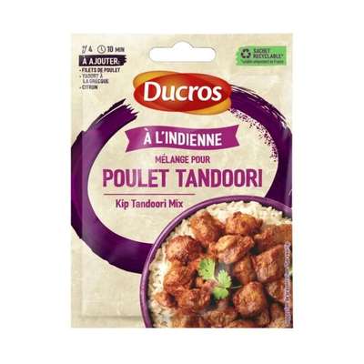 Epices pour poulet tandoori Mélange Malin, Ducros (20 g)