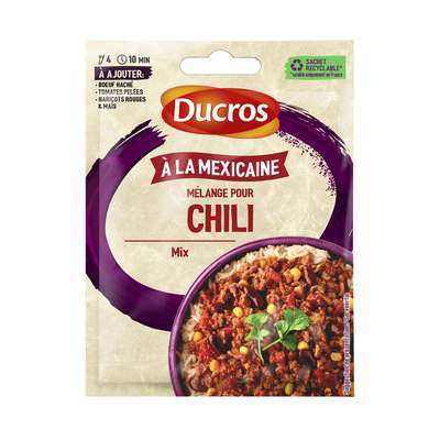 Mélange pour chili mexicain, Ducros (20 g)