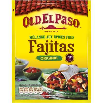 Mélange d'epices pour fajitas, Old el Paso (30 g)