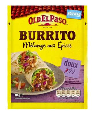 Mélange d'épices pour Burritos, Old El Paso (40 g)