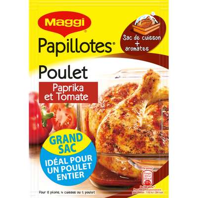 Assaisonnement pour papillotes de poulet paprika, Maggi (28 g)