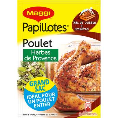 Assaisonnement pour papillotte de poulet aux herbes de Provence, Maggi (34 g)