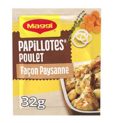 Assaisonnement pour papillotte de poulet façon Paysanne, Maggi (32 g)