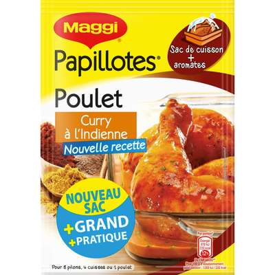 Assaisonnement pour papillottes de poulet au curry, Maggi (30 g)