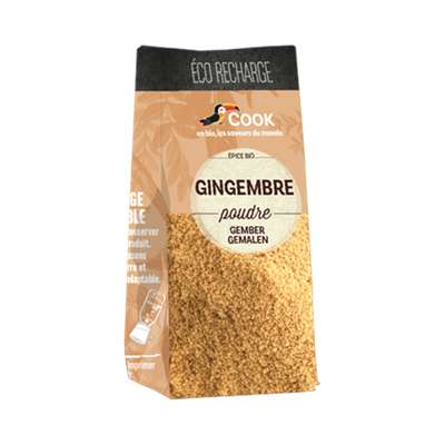 Gingembre en poudre - éco recharge BIO, Cook (30 g)