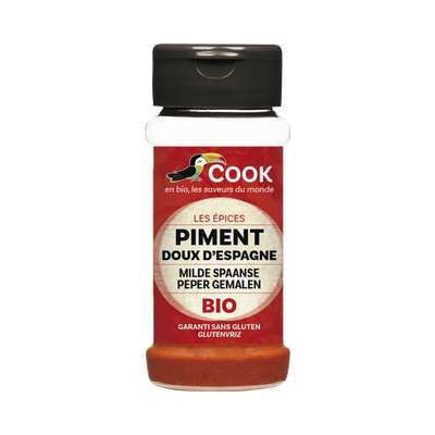 Piment doux d'Espagne en poudre Demeter BIO, Cook (40g )