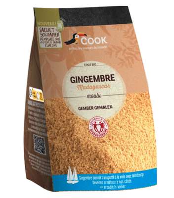 Gingembre moulu BIO, Cook (100 g)