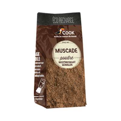 Muscade en poudre - éco recharge BIO, Cook (30 g)