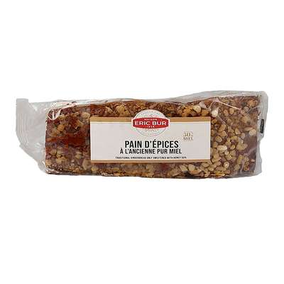 Pain d'épices à l'ancienne pur miel, Eric Bur (400 g)