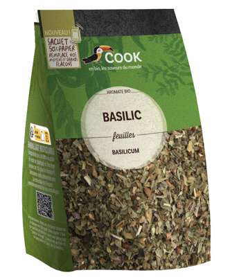 Basilic feuilles BIO, Cook (60 g)