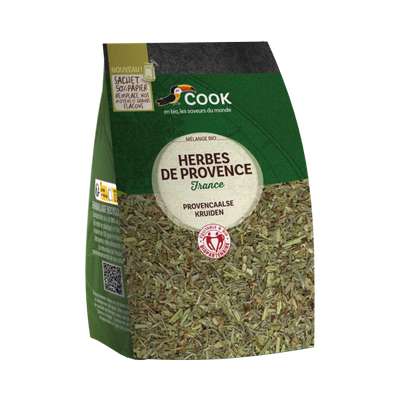 Herbes de Provence sans marjolaine BIO, Cook (60 g)
