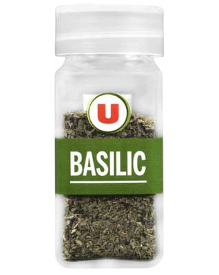 Basilic émincé déshydraté, U (12 g)