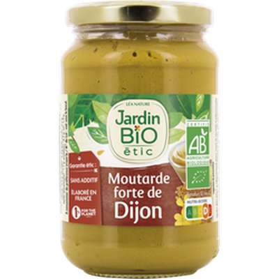 Moutarde forte de Dijon BIO, Jardin Bio étic (350 g)