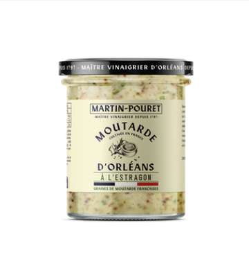 Moutarde d'Orléans à l'estragon, Martin Pouret  (170 g)