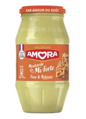 Moutarde mi-forte, Amora (415 g)