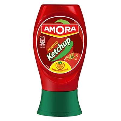 Ketchup nature flacon souple, Amora (280 g)