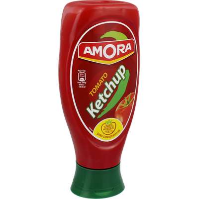 Ketchup top down en flacon, Amora (550 g)