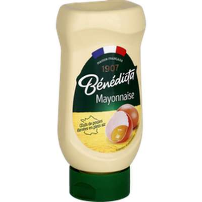 Mayonnaise nature, Bénédicta (400 g)