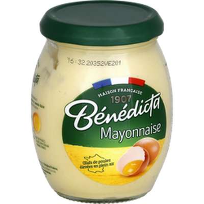 Mayonnaise nature, Bénédicta (255 g)