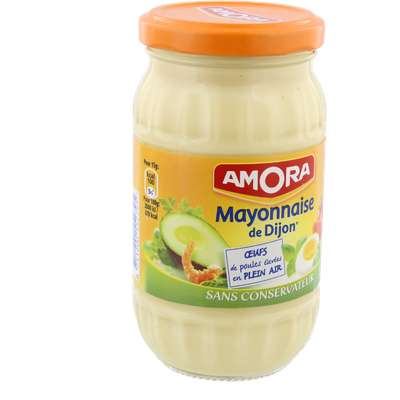 Mayonnaise Opéra sans conservateur, Amora (235 g)