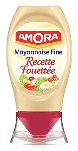 Mayonnaise recette fouettée flacon souple, Amora (230 g)