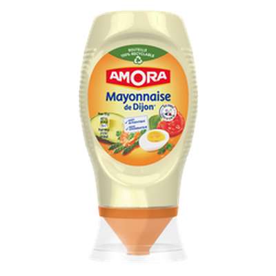 Mayonnaise nature sans conservateur, Amora (235 g)