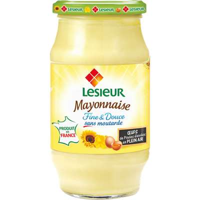 Mayonnaise fine & douce, Lesieur (475 g)