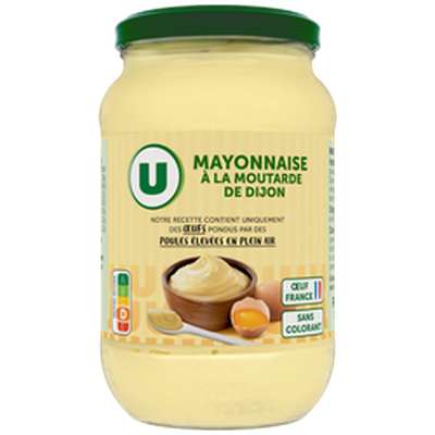 Mayonnaise à la moutarde de Dijon, U (235 g)