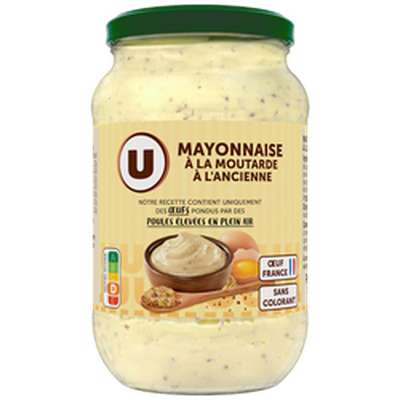 Mayonnaise à la moutarde à l'ancienne, U  (235 g)