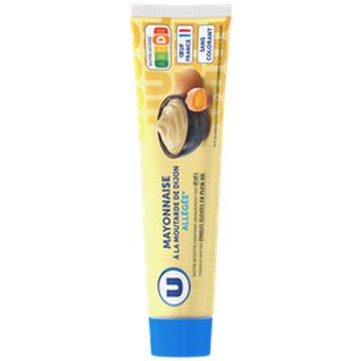 Mayonnaise allégée à la moutarde de Dijon, U (180 g)