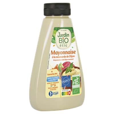 Mayonnaise à la moutarde de Dijon BIO, Jardin BIO (315 g)