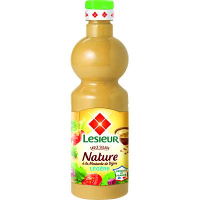 Sauce salade extra légère moutarde de Dijon, Lesieur (500 ml)
