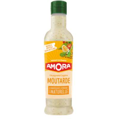 Vinaigrette légère à la moutarde, Amora (380 ml)