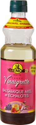 Vinaigrette au balsamique miel et échalotes, Tête Noire (36 cl)