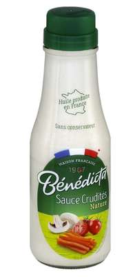 Sauce crudités nature, Bénédicta (290 g)