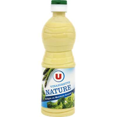 Vinaigrette nature en matières grasses, U (50 cl)