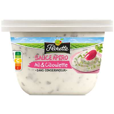 Sauce apéro ail/ciboulette, Florette (175 g)