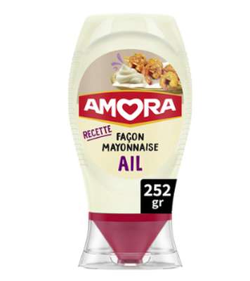 Mayonnaise à l'ail, Amora (250 ml)